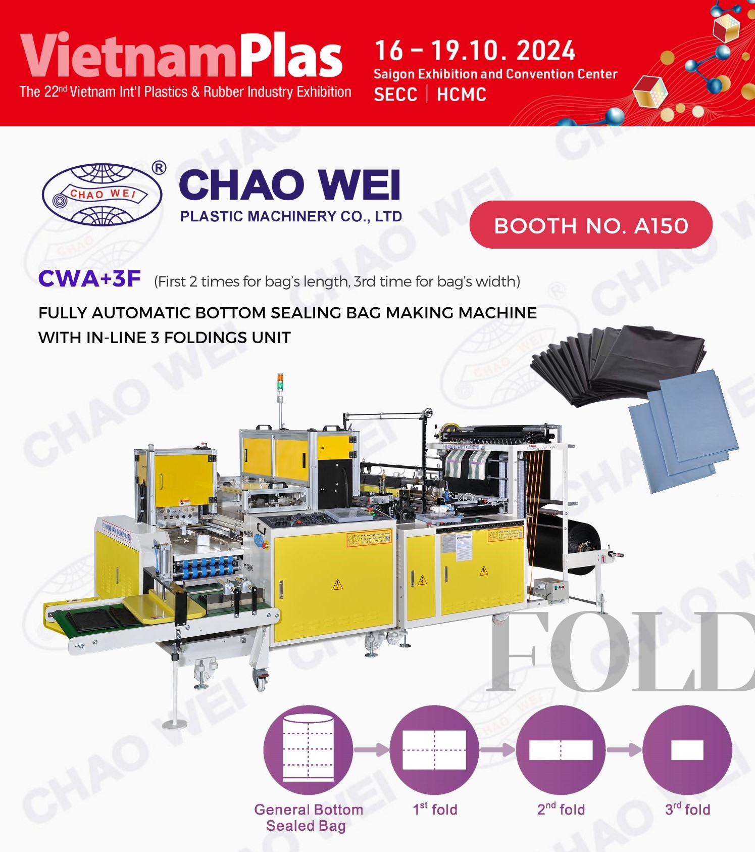 CHAO WEI at VietnamPlas 2024 | Booth No. A150
